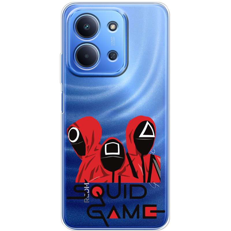 Прозорий чохол BoxFace Xiaomi Redmi 15C siquid game люди в красном