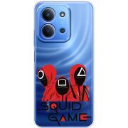 Прозорий чохол BoxFace Xiaomi Redmi 15C siquid game люди в красном