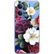 Прозорий чохол BoxFace Xiaomi Redmi 15C Floral Dark Dreams