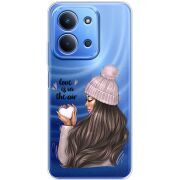 Прозорий чохол BoxFace Xiaomi Redmi 15C love is in the air