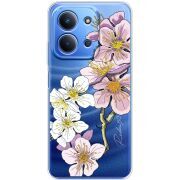 Прозорий чохол BoxFace Xiaomi Redmi 15C Cherry Blossom