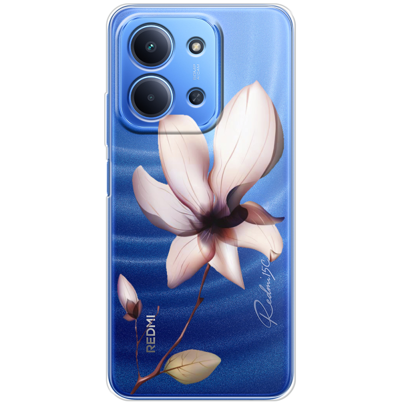 Прозорий чохол BoxFace Xiaomi Redmi 15C Magnolia