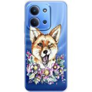 Прозорий чохол BoxFace Xiaomi Redmi 15C Winking Fox