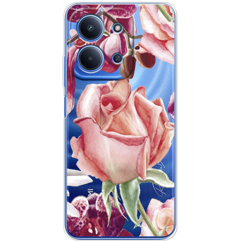 Прозорий чохол BoxFace Xiaomi Redmi 15C Rose