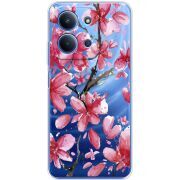 Прозорий чохол BoxFace Xiaomi Redmi 15C Pink Magnolia