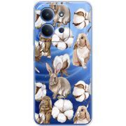 Прозорий чохол BoxFace Xiaomi Redmi 15C Cotton and Rabbits