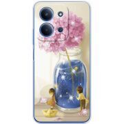 Чохол зі стразами Xiaomi Redmi 15C Little Boy and Girl