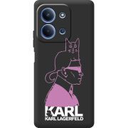 Чорний чохол BoxFace Xiaomi Redmi 15C Pink Karl