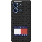 Чорний чохол BoxFace Xiaomi Redmi 15C Tommy Print