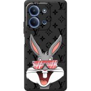 Чорний чохол BoxFace Xiaomi Redmi 15C looney bunny