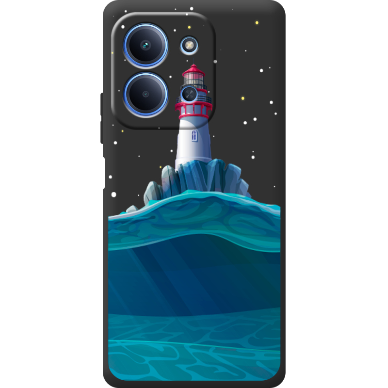 Чорний чохол BoxFace Xiaomi Redmi 15C Lighthouse
