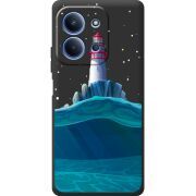 Чорний чохол BoxFace Xiaomi Redmi 15C Lighthouse
