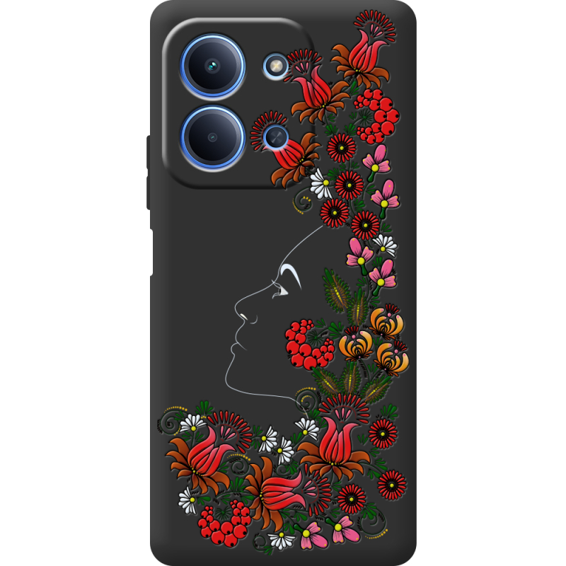 Чорний чохол BoxFace Xiaomi Redmi 15C 3D Ukrainian Muse