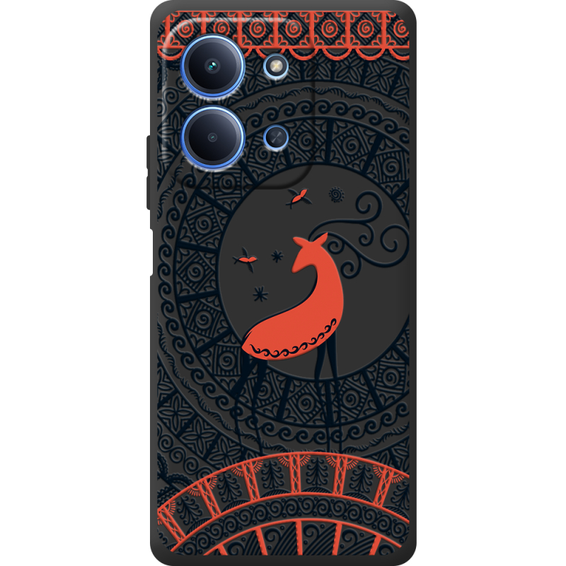 Чорний чохол BoxFace Xiaomi Redmi 15C Ornament