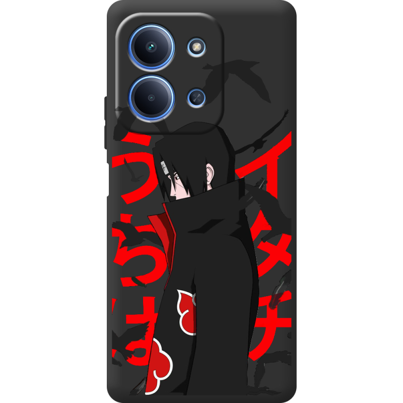 Чорний чохол BoxFace Xiaomi Redmi 15C Учиха Итачи
