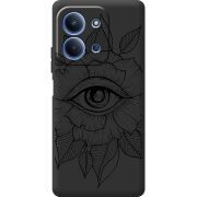 Чорний чохол BoxFace Xiaomi Redmi 15C Eye