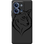 Чорний чохол BoxFace Xiaomi Redmi 15C Wolf