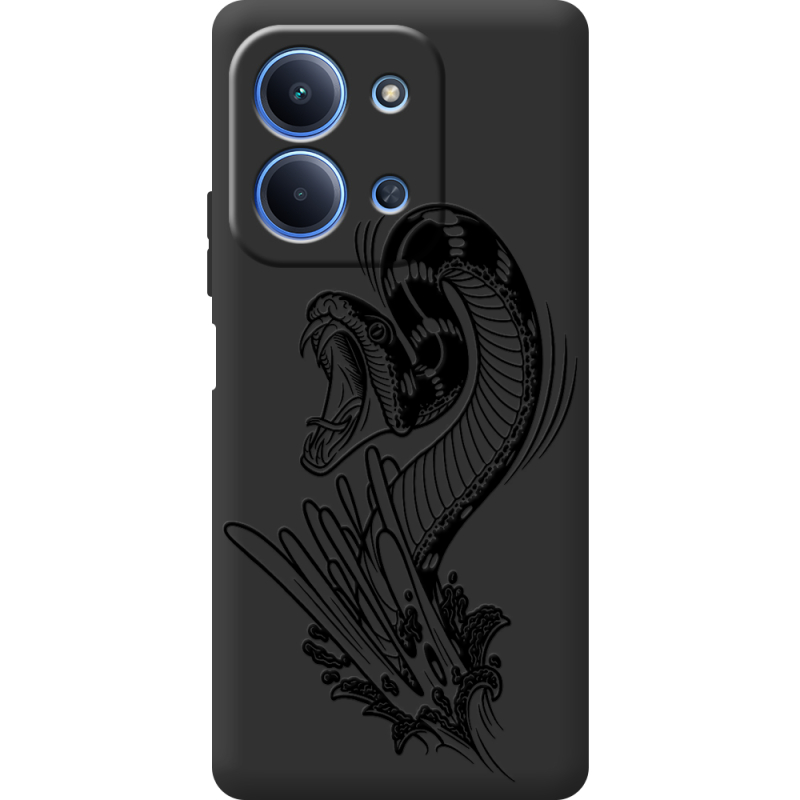 Чорний чохол BoxFace Xiaomi Redmi 15C Snake