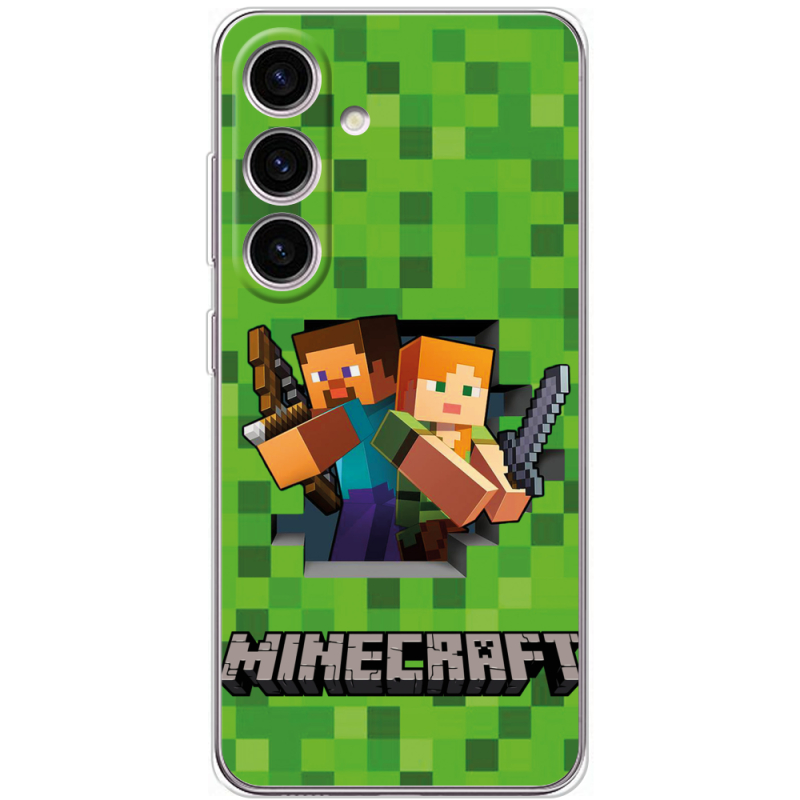 Чохол BoxFace Samsung Galaxy M56 (M566) Майнкрафт Стів і Алекс