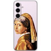 Прозорий чохол BoxFace Samsung Galaxy M56 (M566) Девушка с жемчужной серёжкой