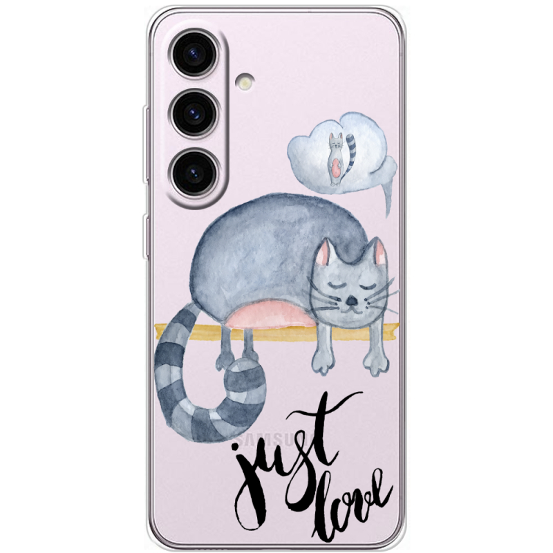 Прозорий чохол BoxFace Samsung Galaxy M56 (M566) Just Love