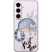 Прозорий чохол BoxFace Samsung Galaxy M56 (M566) Just Love