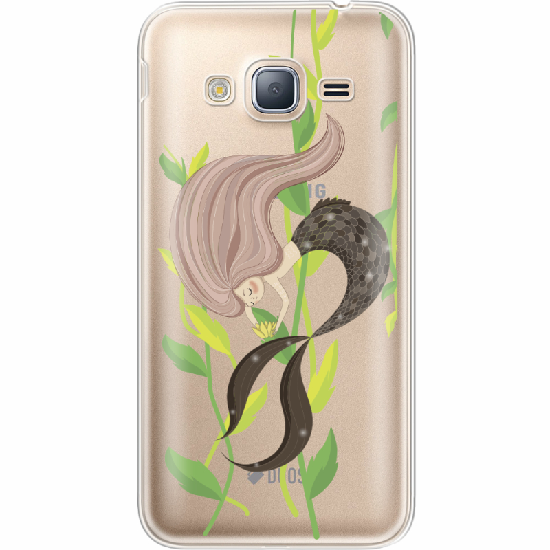 Прозрачный чехол Uprint Samsung J320 Galaxy J3 Cute Mermaid