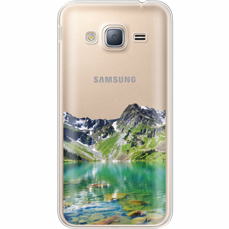 Прозрачный чехол Uprint Samsung J320 Galaxy J3 Green Mountain