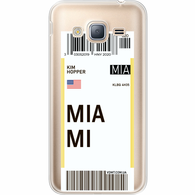 Прозрачный чехол Uprint Samsung J320 Galaxy J3 Ticket Miami