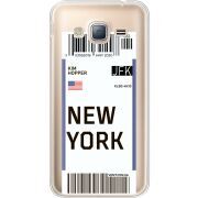 Прозрачный чехол Uprint Samsung J320 Galaxy J3 Ticket New York