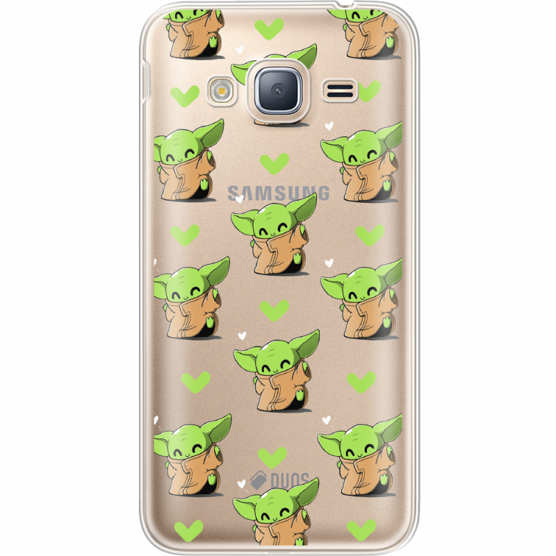 Прозрачный чехол Uprint Samsung J320 Galaxy J3 Pattern Baby Yoda