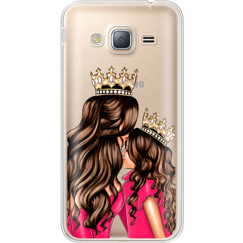 Прозрачный чехол Uprint Samsung J320 Galaxy J3 Queen and Princess