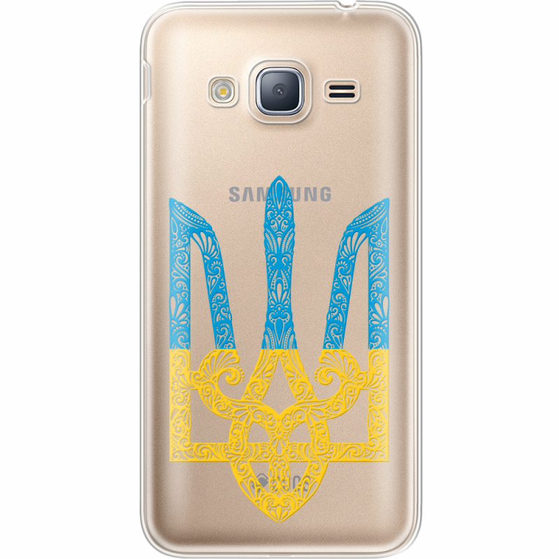 Прозрачный чехол Uprint Samsung J320 Galaxy J3 Gold Trident