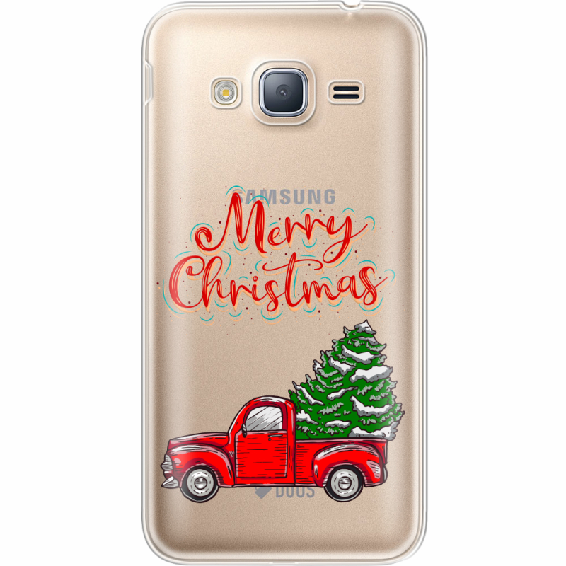 Прозрачный чехол Uprint Samsung J320 Galaxy J3 Holiday Car