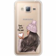Прозрачный чехол Uprint Samsung J320 Galaxy J3 love is in the air