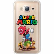 Прозрачный чехол Uprint Samsung J320 Galaxy J3 Super Mario