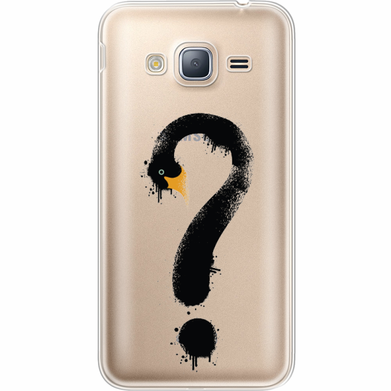 Прозрачный чехол Uprint Samsung J320 Galaxy J3 Swan question