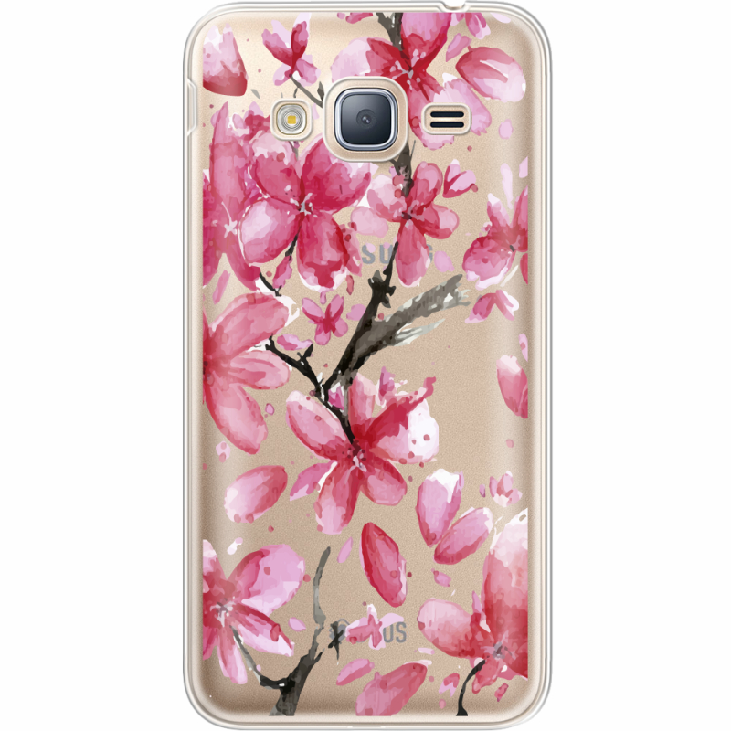 Прозрачный чехол Uprint Samsung J320 Galaxy J3 Pink Magnolia