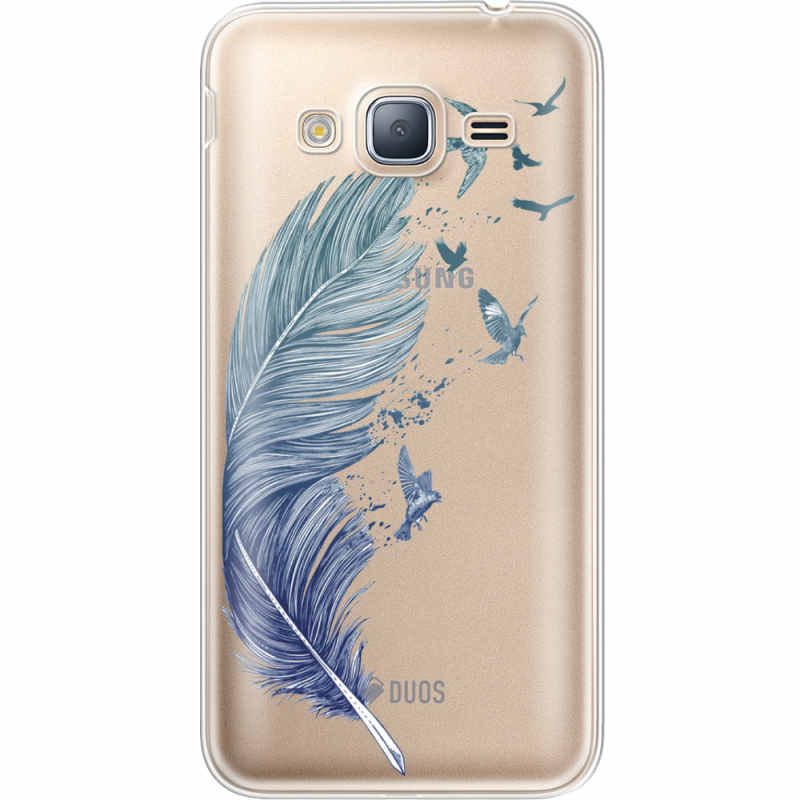 Прозрачный чехол Uprint Samsung J320 Galaxy J3 Feather