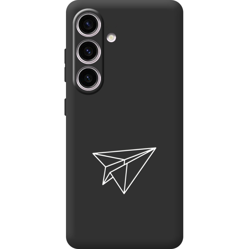 Чорний чохол BoxFace Samsung Galaxy M56 (M566) Paper Plane