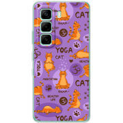 Чохол BoxFace Infinix Hot 60i Yoga Cat