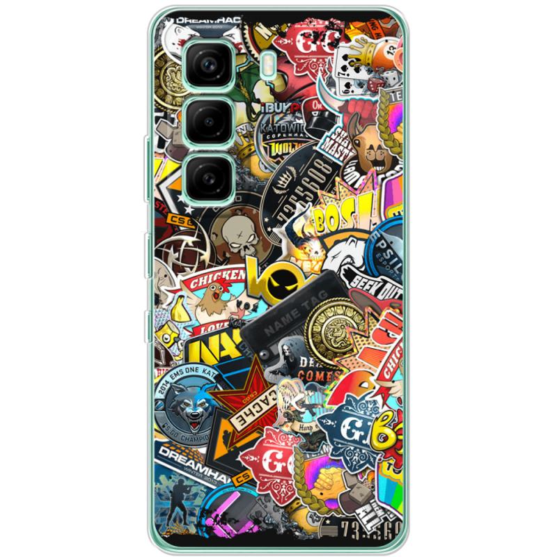 Чохол BoxFace Infinix Hot 60i CS:Go Stickerbombing