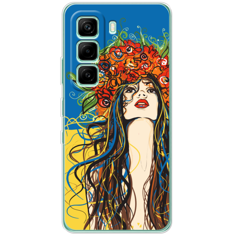 Чохол BoxFace Infinix Hot 60i Ukraine Girl