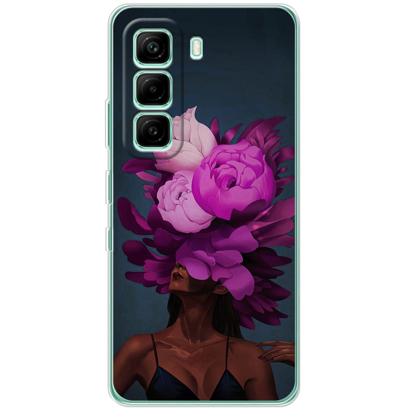 Чохол BoxFace Infinix Hot 60i Exquisite Purple Flowers