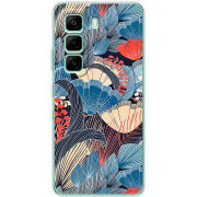 Чохол BoxFace Infinix Hot 60i Blue Herb