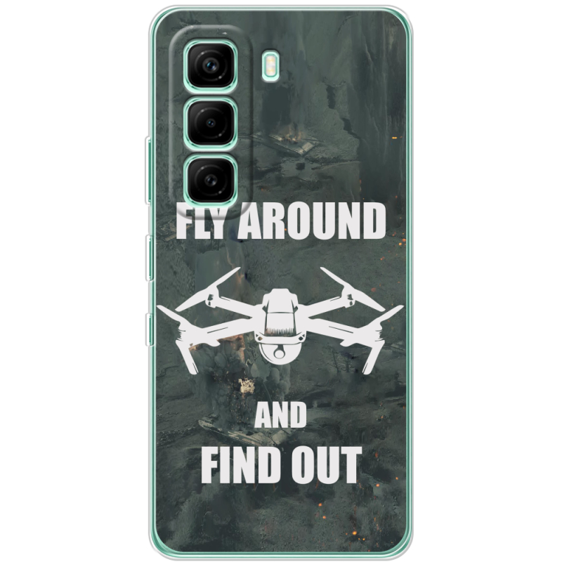 Чохол BoxFace Infinix Hot 60i Дрон Fly Around