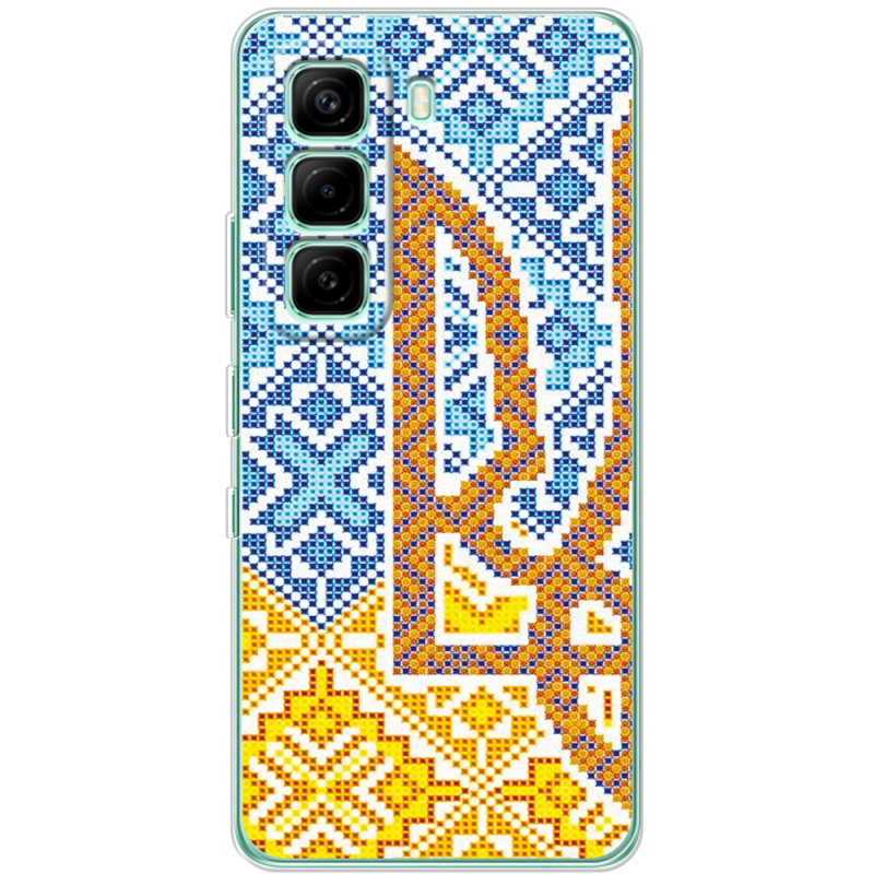 Чохол BoxFace Infinix Hot 60i Тризуб Вишивка