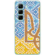 Чохол BoxFace Infinix Hot 60i Тризуб Вишивка