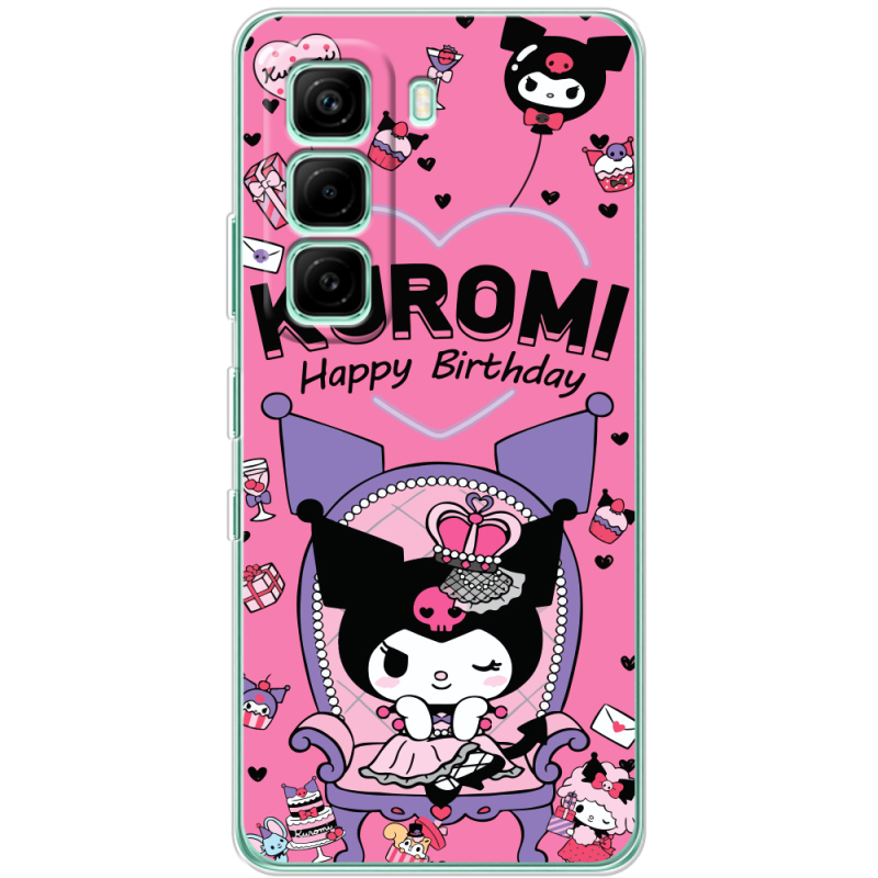 Чохол BoxFace Infinix Hot 60i День народження Kuromi