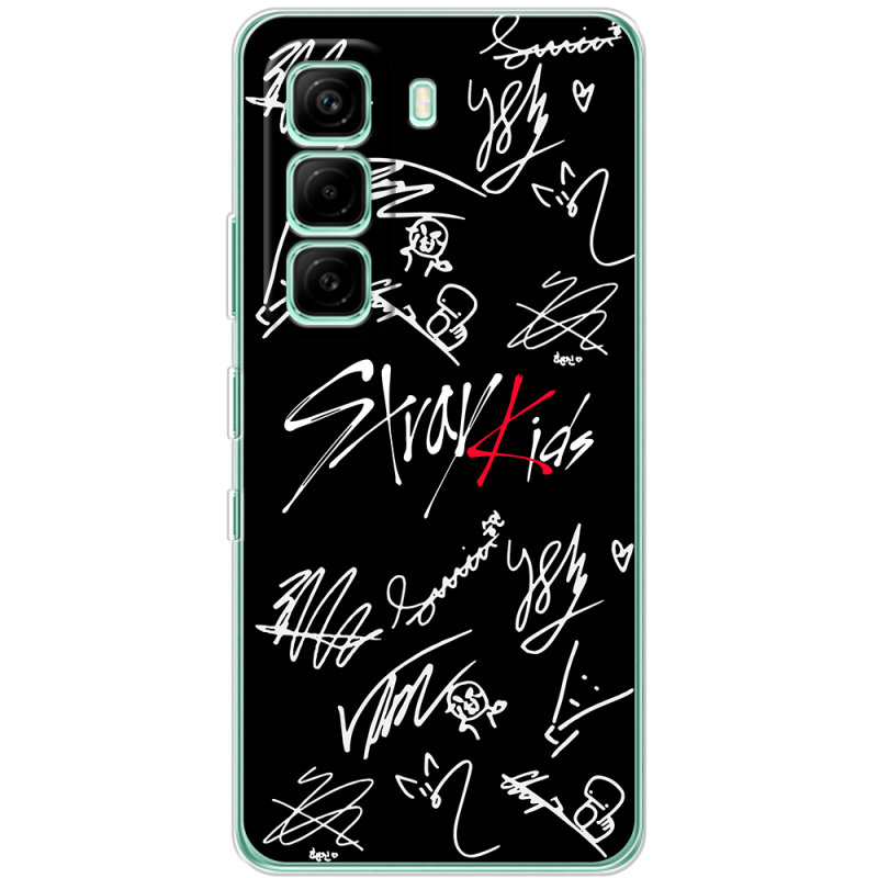 Чохол BoxFace Infinix Hot 60i Stray Kids автограф